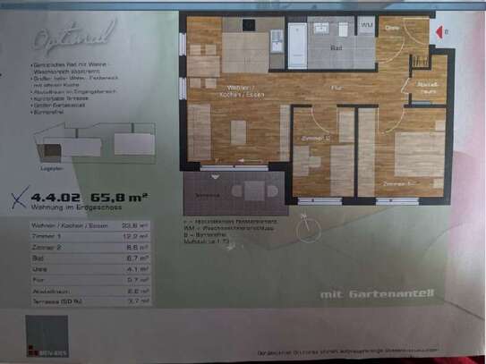 Exklusive 3-Raum-EG-Wohnung mit gehobener Innenausstattung mit Terrasse und EBK in Hanau