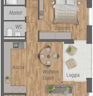 Willkommen Zuhause: Schöne 3-Zimmer-Wohnung mit Loggia