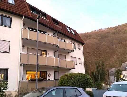 Gepflegte 3-Zimmerwohnung mit Balkon / Hochparterre - Sicht zur Wolfsburg