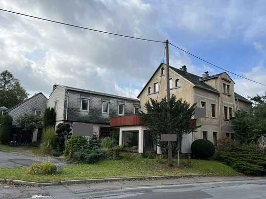 Wohnhaus mit Werkstatt (ehemalige Tischlerei) und Garage in Olbernhau - Blumenau zum Verkauf