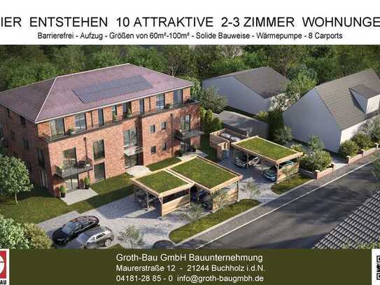 Terrassenwohnung 3 Zimmer, zentral und ansprechend in Jesteburg