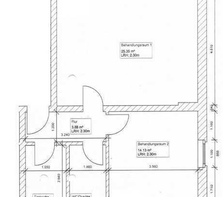 Büro/Praxisräume in zentraler, ruhiger Lage von Jenfeld