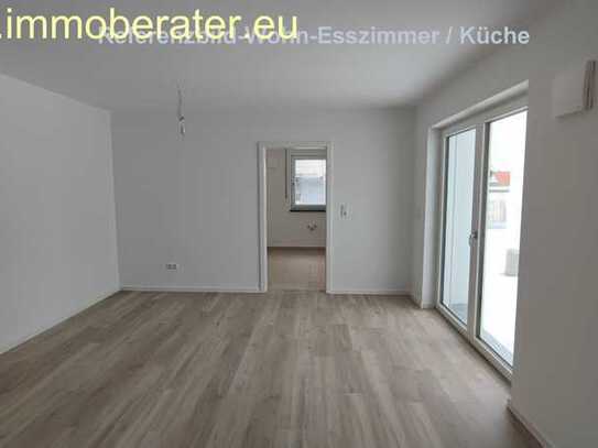 Große 4-Zi-Neubauwohnung / WFL ca. 104 m² / Erdgeschosss mit Terrasse und eig. Gartenanteil / Garage