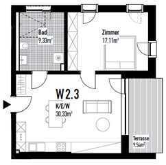 Gemütliche 2-Zimmer-EG Wohnung mit Gartenanteil