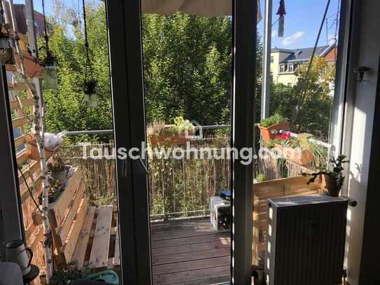 Tauschwohnung: 2RW mit Südbalkon in Pieschen gg 3RW m. Balkon in Trachau