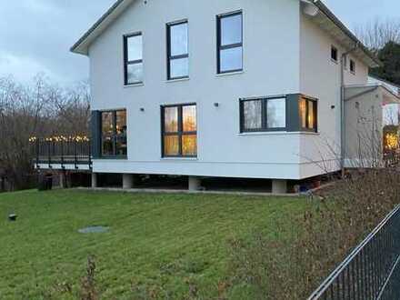 Modernes EFH mit Panoramakamin und großer Terrasse in Dresden - Laubegast