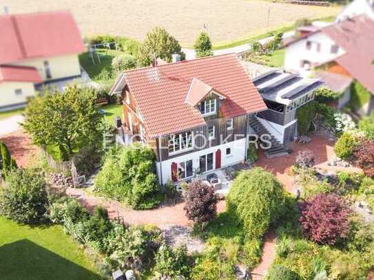 Einfamilienhaus mit Blick ins Grüne