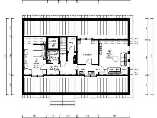 WG-Zimmer zur Untermiete (unmöbliert)