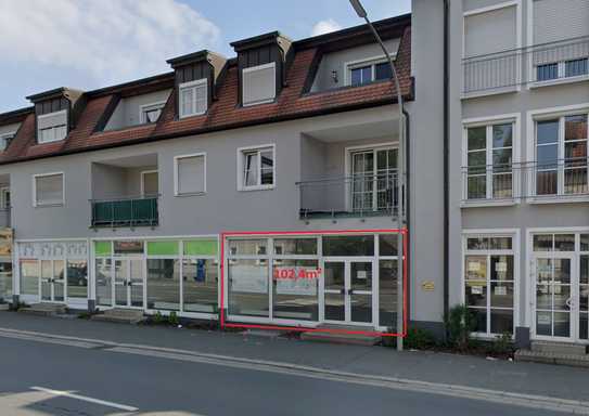 Büroraum/Verkaufsraum 102,5 m² mit Schaufenster