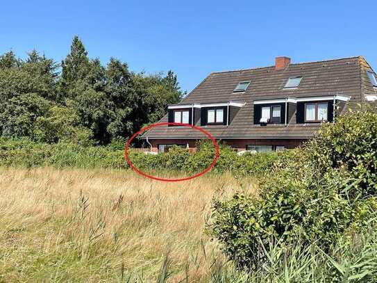 Schicke 2 Zimmer Erdgeschoss-Wohnung mit wunderbarem Wiesenblick in ruhiger Lage Morsums