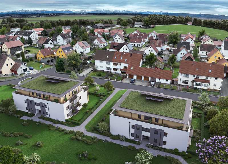                                                               Rarit&auml;t! 3 ZKB Neubau-Mietwohnung in Rieden-Zellerberg / W1.2.2                                                       in Rieden (Amberg-Sulzbach)