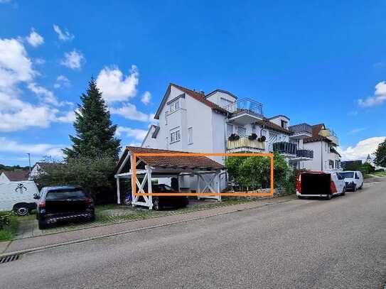 2-Zimmer-Wohnung im Hochparterre mit Carport und Gartenanteil - frei!