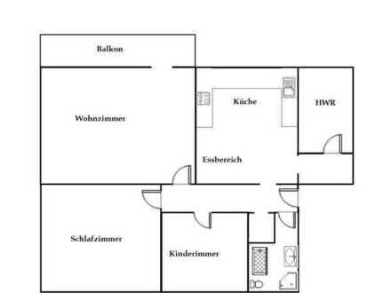 Neuwertige 4,5-Zimmer-Wohnung mit Balkon und Einbauküche in Rottendorf