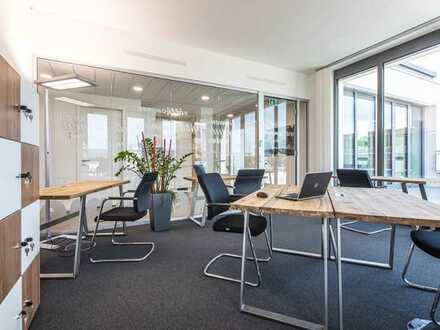 Coworking Space mit Blick über Wiesbaden