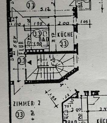 Ruhige 2-Zimmer-Wohnung im Hinterhaus - Befristetes Mietverhältnis bis 31.08.2029