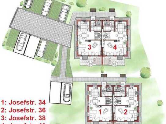 energieeffiziente Neubau-Doppelhaushälfte mit bezauberndem Garten und Garage in Ohlstadt bei Murnau