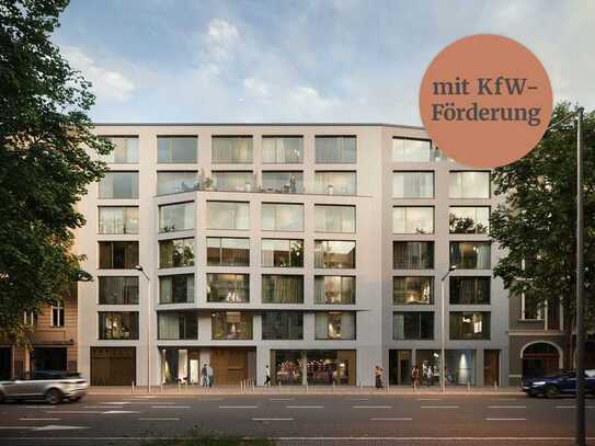 Sehr geräumige und smart geschnittene Maisonettewohnung mit Terrasse und Balkon zum ruhigen Innenhof