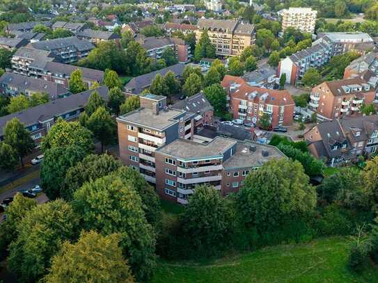 Leben am Wasser, wohnen im Grünen – Exklusive Wohnung an der Jröne Meerke