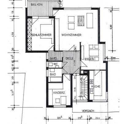 Attraktive 3,5-Zimmer-Wohnung mit Balkon und Einbauküche in Leonberg