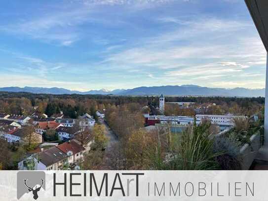 4-Zimmer-Wohnung in zentraler Lage mit Bergblick vom 10.Stock