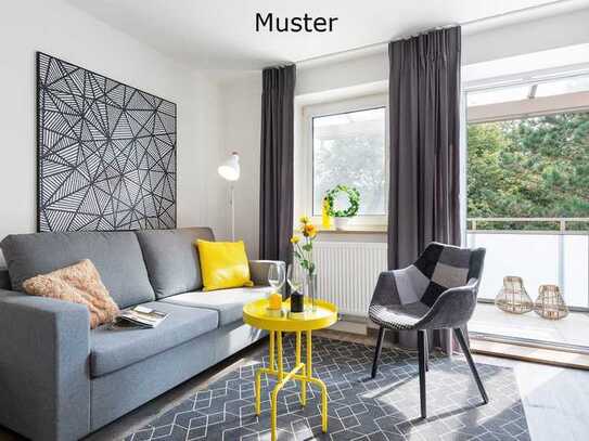 Top modernisierte 1,5-Zimmer Wohnung mit Terrasse und kleinem Gartenstück - Ideal für Rentner/innen!