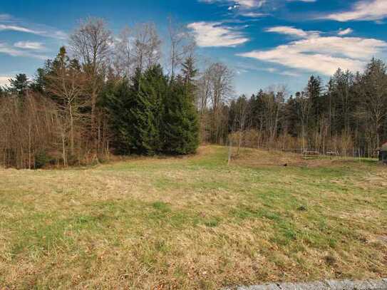 Baugrundstück mit für ein Einfamilienhaus Baukörper mit 12,00 x 8,00 Meter.