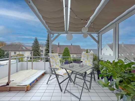 Charmante 4-Zimmer Maisonette-Wohnung mit EBK, Balkon und Garage in Kirchheim /Nabern