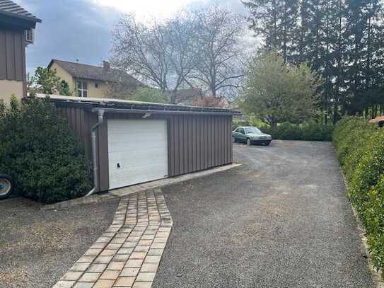 Doppelgarage mit Stromanschluss und Freifläche in Wörth Ortsteil Büchelberg