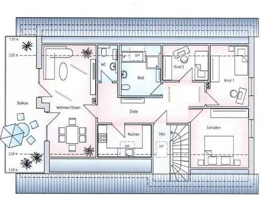 Freundliche 4-Zimmer-Wohnung mit Balkon und EBK in Eggolsheim