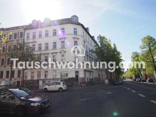 Tauschwohnung: 3-Raum-Wohnung in Connewitz mit Tageslichtbad und Badewanne