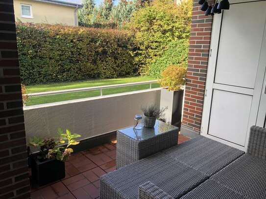 Moderne 2-Zi-Whg mit großem Balkon mit Gartenblick stilvoll ausgestattet in idealer Lage