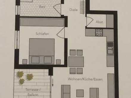 Schöne 2,5-Zimmer-Wohnung mit Balkon und Einbauküche in Satteldorf