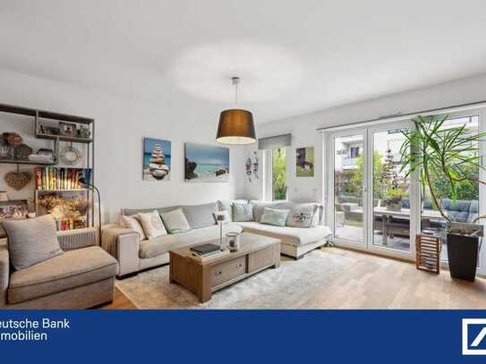 Modernes Wohnen: Exklusives 6,5 Zi.-Stadthaus mit EBK, Garten, Dachterrasse und 2 TG-Stellplätzen