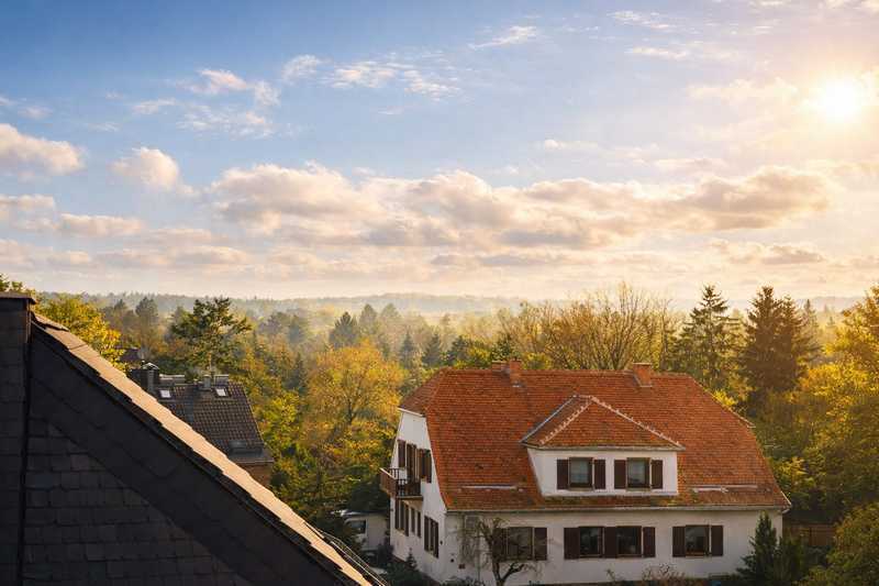 Penthouse-Maisonette am Sachsenhäuser Berg – Weitblick, ruhig, lichtdurchflutet