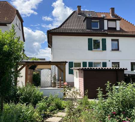 Renovierte Doppelhaushälfte in HN Sontheim, Garten, Terrasse, Dielenböden, Stellplatz