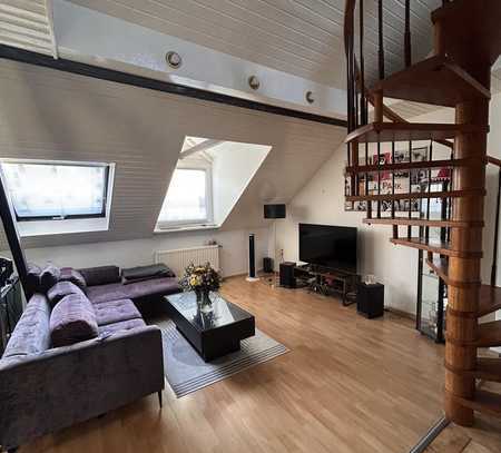 Individuelle Maisonette-Wohnung in Flingern-Nord, 79 qm, gute Ausstattung, gepflegt.