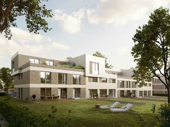 PICK 111.2-1 – 12 Meter breite Klinkerfassade - 129 m² Garten