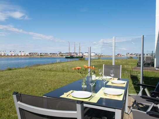 Erste Reihe zum Wasser: Freistehendes Ferienhaus im Ostseeresort Olpenitz