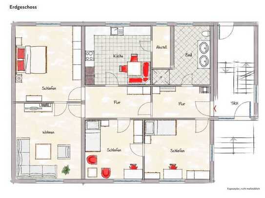 Schöne 4-Zimmer-Erdgeschosswohnung in Bünde