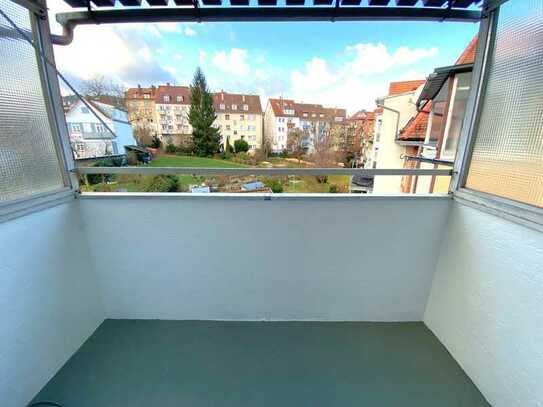 3 Zimmer Wohnung mit Sonnenbalkon im Stuttgarter Osten - neu renoviert