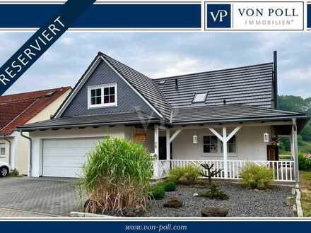 Extravagantes Einfamilienhaus mit bemerkenswert gutem Energiebedarf!