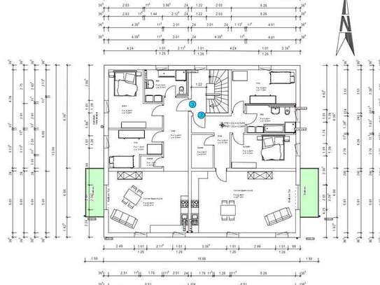 Attraktive und neuwertige 3-Raum-Wohnung mit geh. Innenausstattung mit Balkon und EBK in Burgebrach