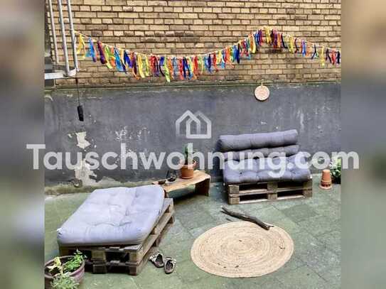 Tauschwohnung: Ruhige und charmante 1-Zimmer-Wohnung mit eigenem Innenhof