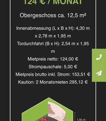 12 Lagereinheiten verschiedene Größen!