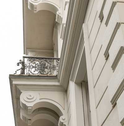 Penthouse-Loft im imposanten Stilaltbau mit modernem Designkonzept, Südbalkon und Skylineblick