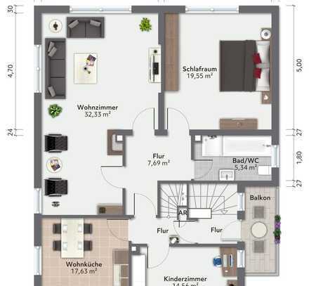 Renovierte, gepflegte Maisonette Wohnung mit Aussenstellplatz in begehrter Lage von Stadt Aßlar