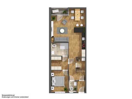 Exklusives Wohnvergnügen: Moderne 2,5-Zimmer-Wohnung mit hochwertiger Ausstattung in Bienenbüttel