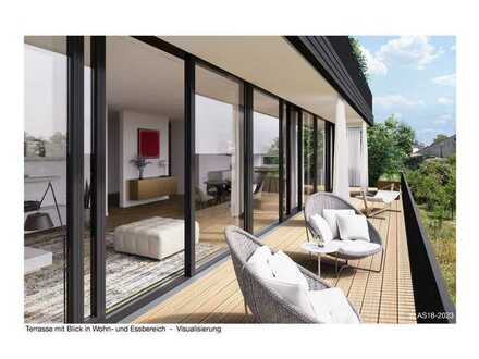 Erstbezug: ideal zum Älterwerden, hochwertige, barrierefreie Terrassen-Wohnung
