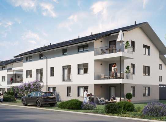 NEUBAU - Eigentumswohnungen in Untersiemau! Moderne Wohnungen im Obergeschoss mit Balkon und Parkpla