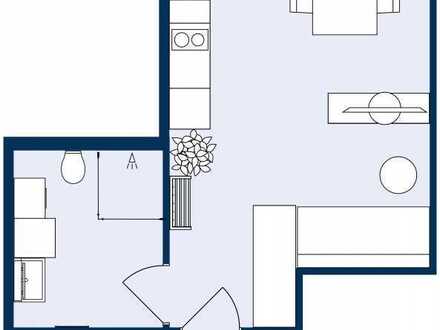 1-Zimmer-Wohnung in ruhiger und schöner Lage